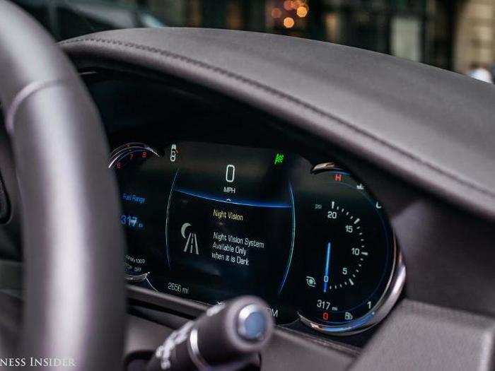 The main instrument cluster is digital and can be customized, and it serves up a wealth of information without being distracting.