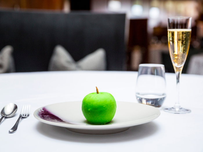 SIGNATURE DISH — Granny Smith Apple Parfait