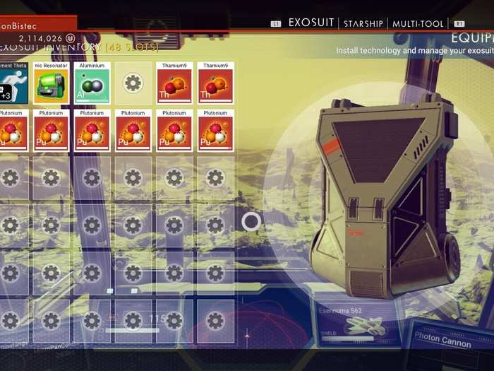 2. Prioritize upgrading your ship/exosuit over everything else.