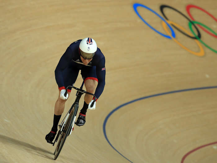 Jason Kenny of Great Britain reigned supreme in Rio, winning three gold medals — in the sprint, keiren, and team sprint.