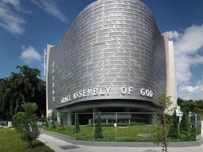 The Grace Assembly of God hosts church services in Singapore.