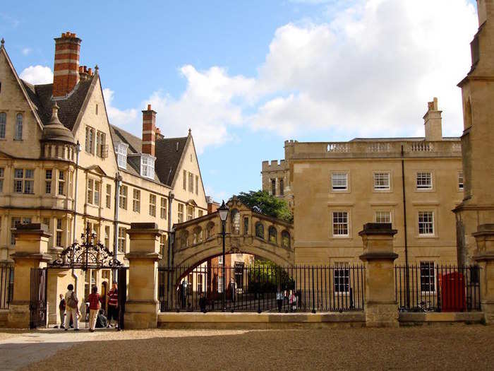 To get to Brasenose College, Erin takes a five-minute walk through the scenic city centre.