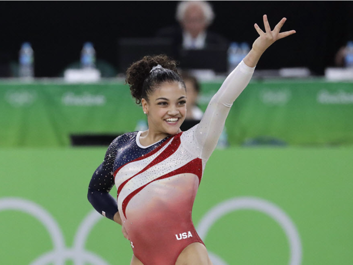 Laurie Hernandez made her Olympic debut in Rio, snagging a gold and a silver medal.