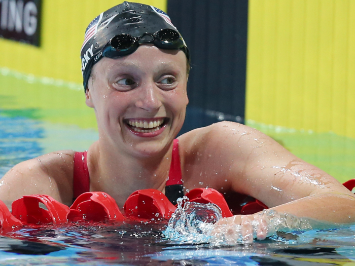 At the Rio pool, Katie Ledecky won four golds and a silver, broke world records, and generally kicked ass.