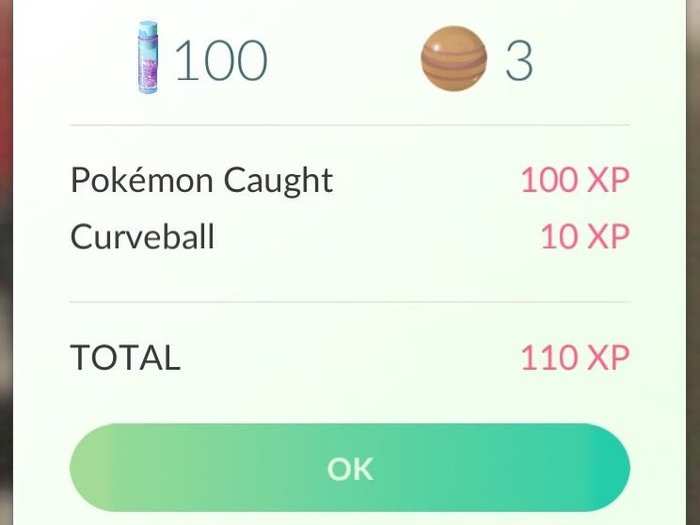 Drag the Pokéball and swirl it around to throw a curve ball!