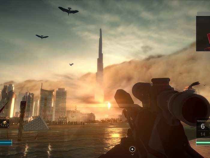 In the future of "Mankind Divided," Dubai is in ruins after augmented humans went into a frenzy in an event that occurs prior to the game