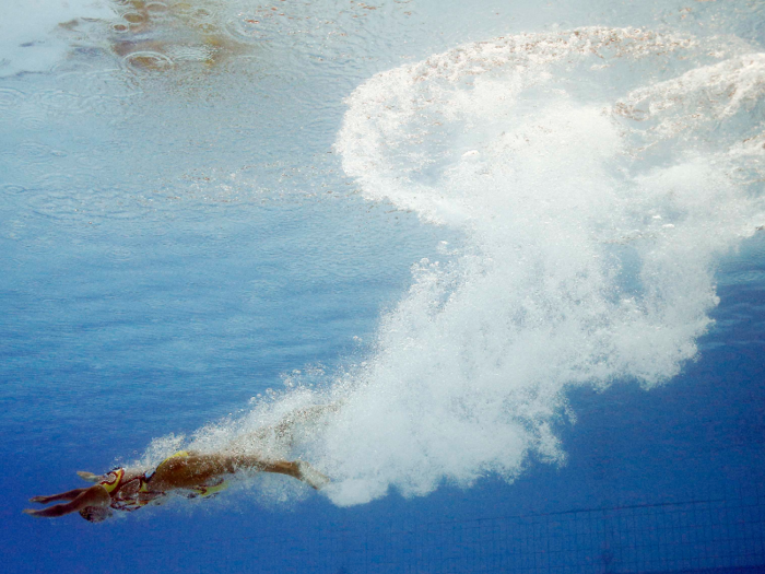 Swimmers also wear nose clips to keep water from going up their noses. Most tuck a few spare pairs into their bathing suits in case of emergency.