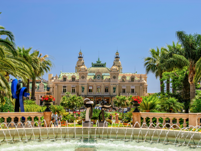 Try your luck at the Grand Casino in Monte Carlo, Monaco.