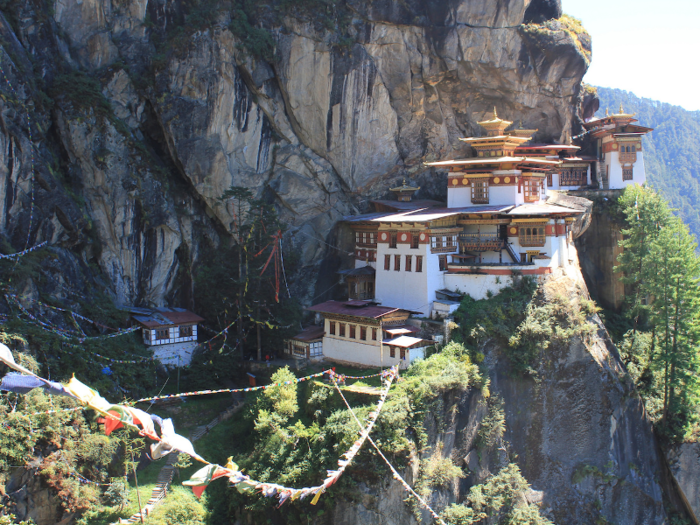 Climb up to the Taktsang Palphug Monastery, known as the Tiger