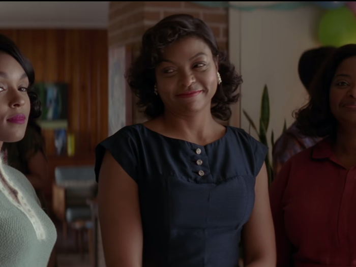 Johnson worked closely with Dorothy Vaughan and Mary Jackson, both extraordinary scientists in their own right. (They are played in the movie by Octavia Spencer and Janelle Monáe.)