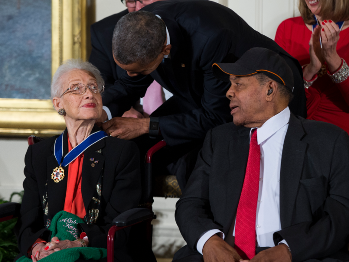 Last year, President Obama gave Johnson the Presidential Medal of Freedom, the most prestigious honor available to civilians.