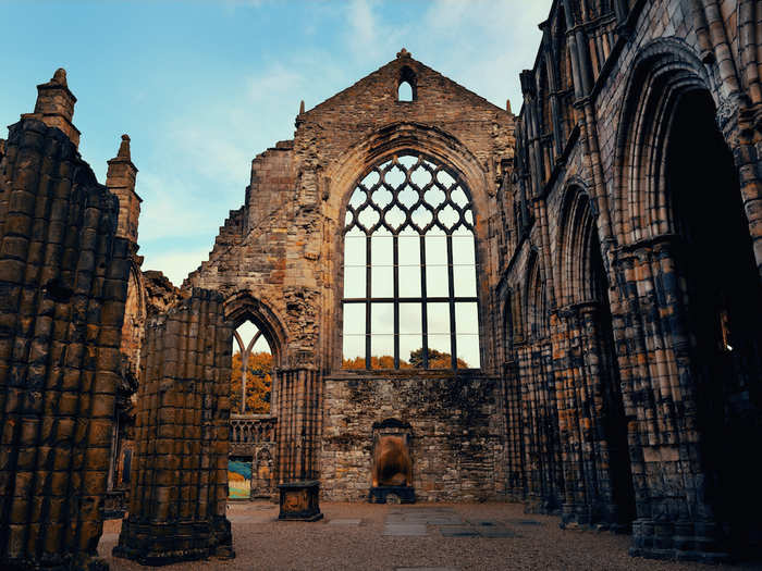 29. Walk amid the stunning ruins of Holyrood Abbey, which was built in 1128, in Edinburgh.