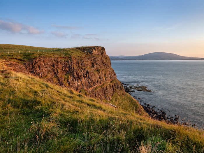 4. Take walks along the coastline on the island of Rathlin off the coast of Ballycastle in County Atrim, Northern Ireland, for gorgeous views.