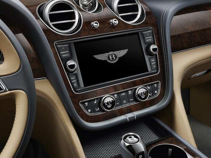 The Bentley also comes with a number of driver aids, like a warning system that will detect crossing traffic when you