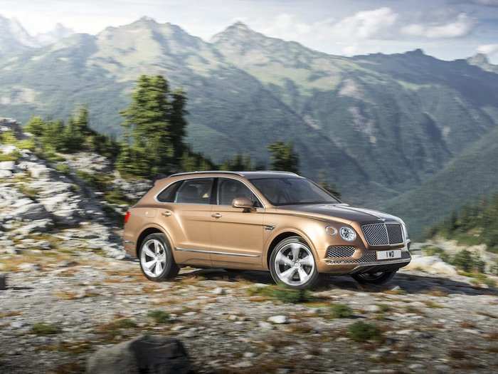 And the Bentayga can also detect parking spaces and park itself.