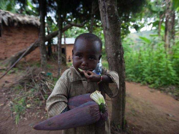 In a Burundian home living on $29/month per adult, the favorite toy is dried maize.