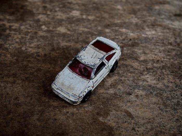 In a Zimbabwean home living on $41/month per adult, the favorite toy is an old toy car.