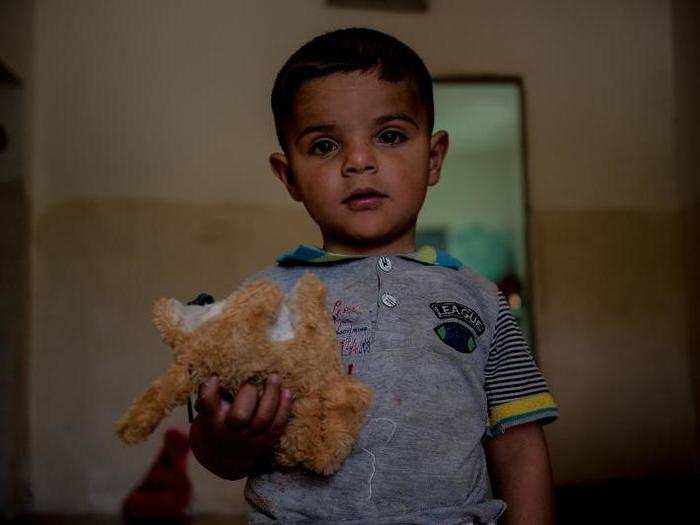 In a Jordanian home living on $249/month per adult, the favorite toy is a stuffed animal.