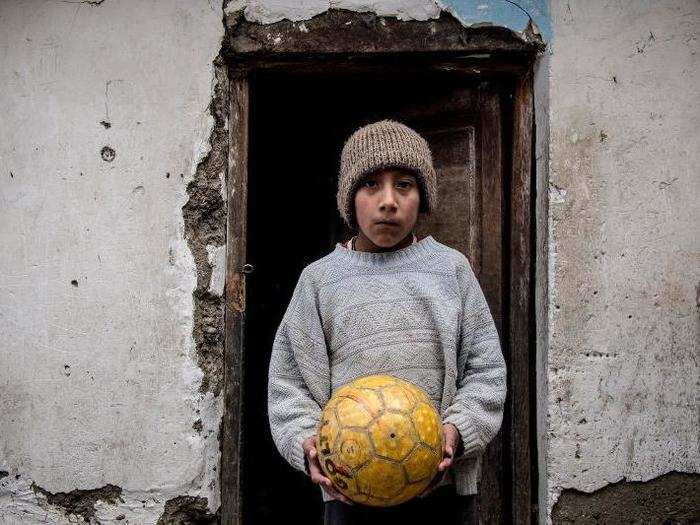 In a Bolivian home living on $254/month per adult, the favorite toy is a soccer ball.