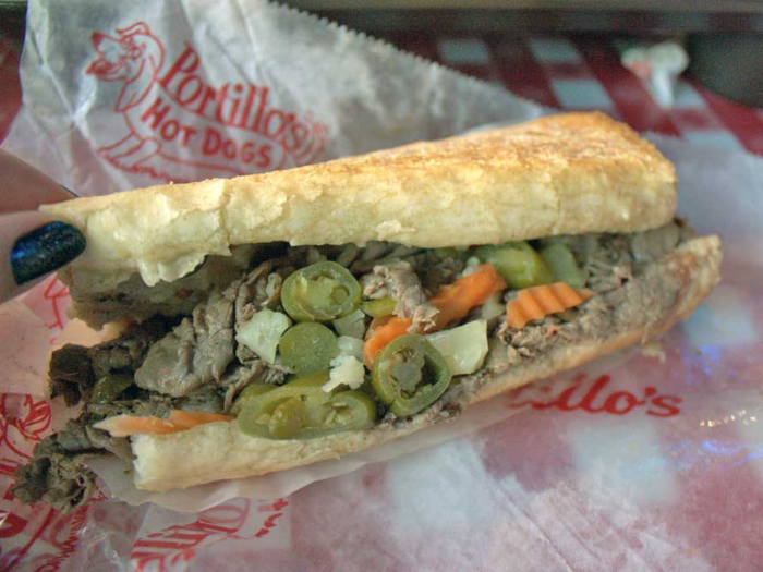 Illinois: Loaded with slices of juicy roast beef and hot peppers, Italian beef sandwiches are a Midwest favorite. For some of the best in Illinois, try Portillo