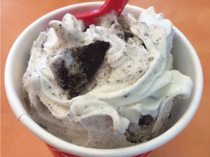 South Dakota: A treat popularized by ice cream chain Dairy Queen, a blizzard is soft serve ice cream blended with toppings. South Dakotans love Oreo blizzards in particular.