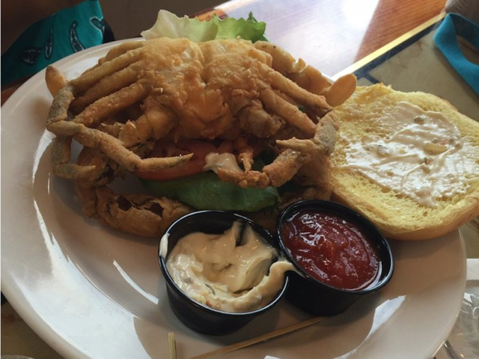 Virginia: A crab sandwich is simple: soft shell crab that