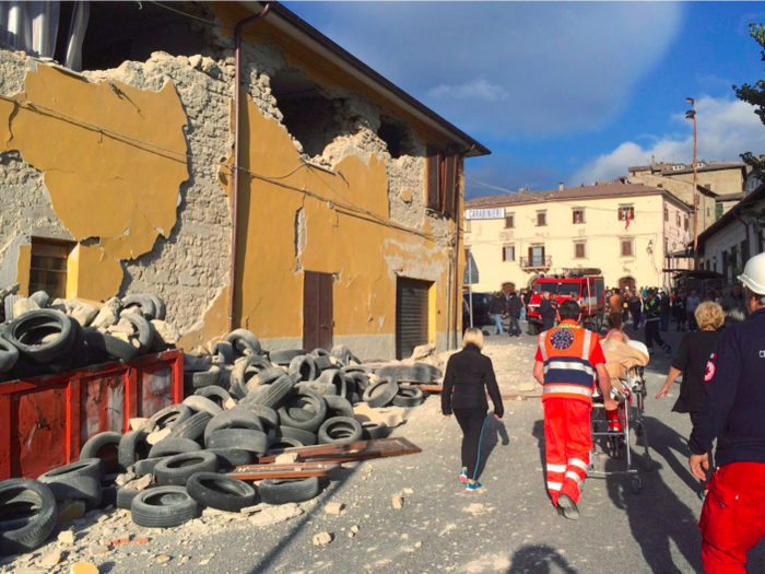 Accumoli di Rieti was also severely impacted by the earthquake.