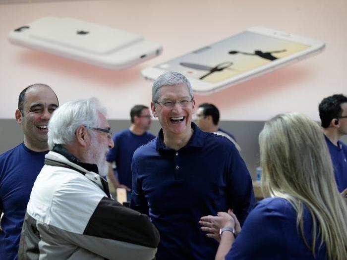 Meanwhile, some analysts have expressed concern that Apple has peaked, with iPhone sales only able to go downhill from here. But Cook is adamant that Apple will be around for another five years, and a long time after that -- "I want Apple to be here, you know, forever," Cook recently told Fast Company.