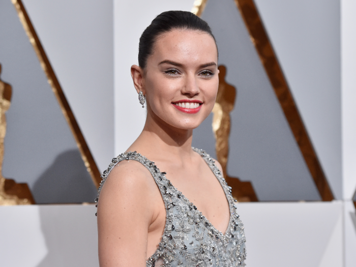 Daisy Ridley, 24, had a breakout role as Rey in 2015