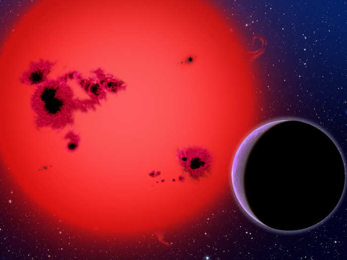 And the vast majority of those stars — perhaps 75% or even 80% — are dim, red dwarf stars less than half the mass of the sun.