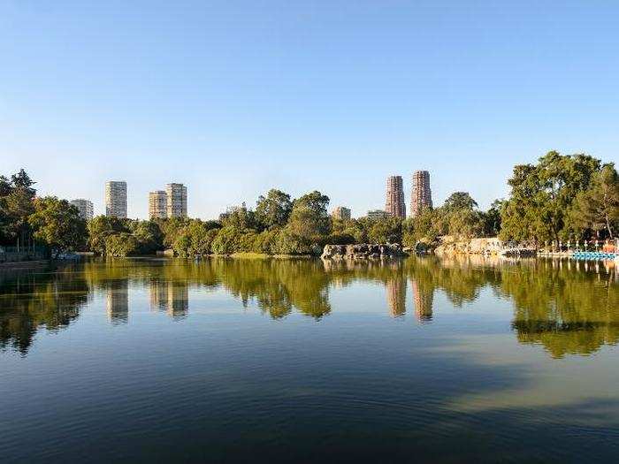 CHAPULTEPEC, MEXICO CITY: Chapultepec is the largest city park in the Western Hemisphere. The park includes a lake, a few museums, and a colonial castle.