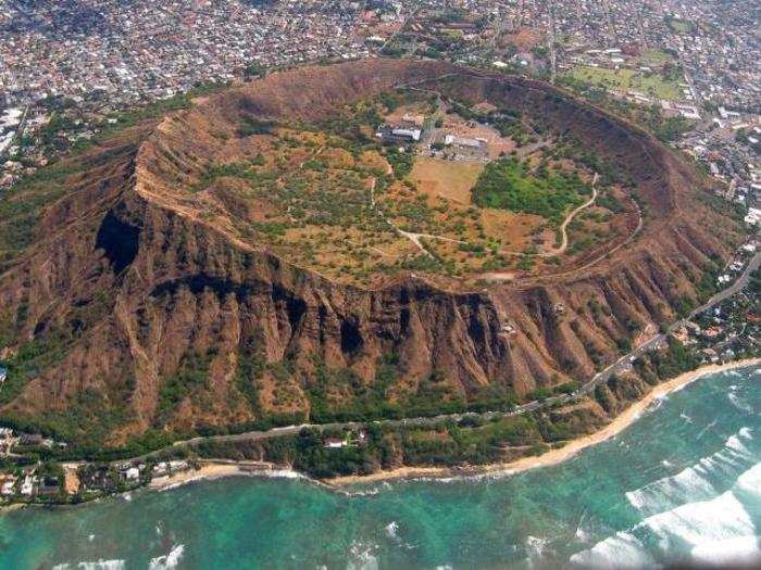 DIAMOND HEAD STATE MONUMENT, HONOLULU: Only in Hawaii would you find a volcano in the middle of a bustling city.  It