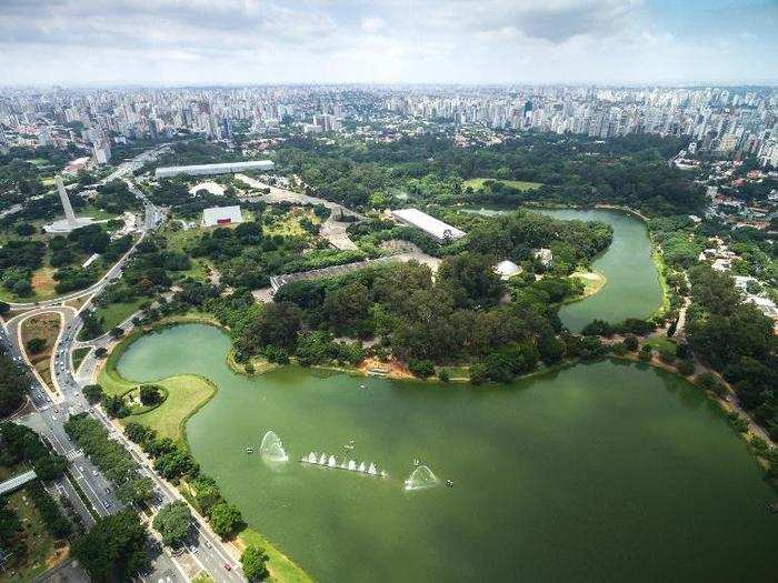 IBIRAPUERA PARK, SAO PAULO: One of South America