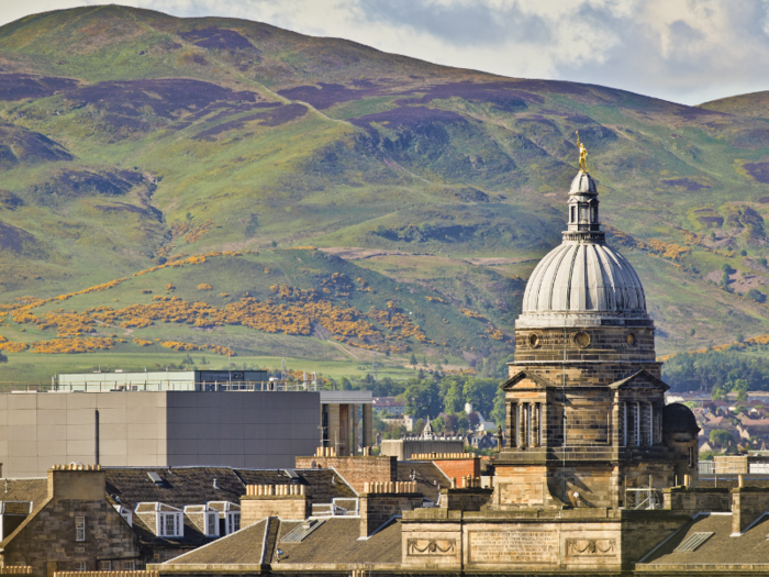 10. Eastern Scotland — 50.5%. The region is home to business hub Edinburgh and has one of the world