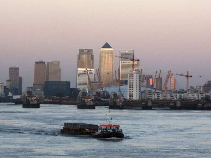 2. Inner London east — 58.3% The area may have some significantly poor areas, such as parts of Tower Hamlets, but it is also home to Canary Wharf — a key financial district in London.