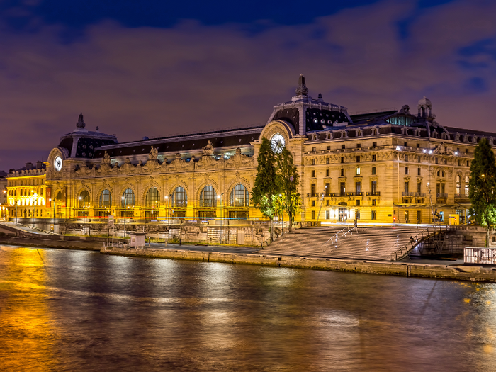 Once a gorgeous train station, the Musée d’Orsay in Paris is now a gorgeous French art museum.