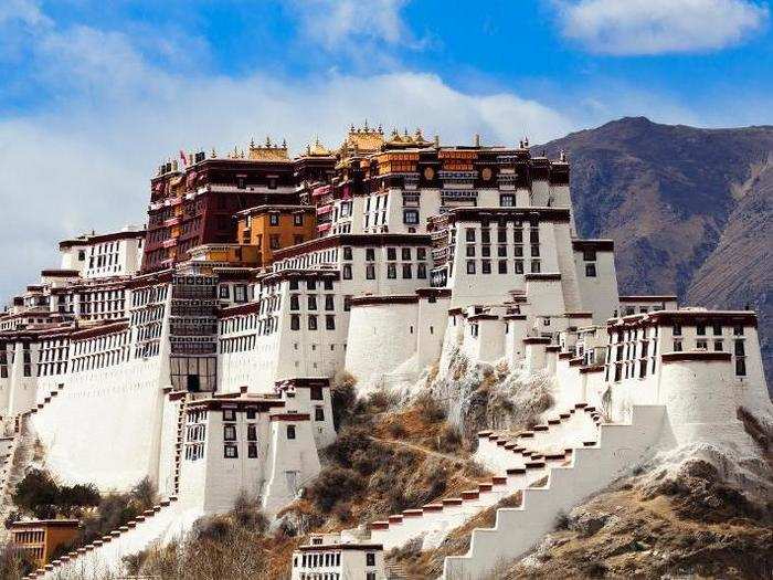 The Potala Palace in Tibet was the main residence of the Dalai Lama until the 1959 Tibet uprising. Now it