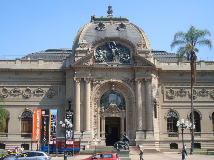 The Chilean National Museum of Fine Arts is the oldest in South America.