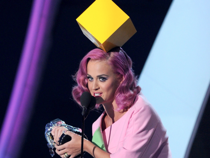 Katy Perry also changed multiple times during the 2011 VMA