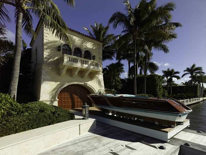 Clark also added a two-bedroom boathouse on Lake Worth, bringing the grand bedroom total to 10.