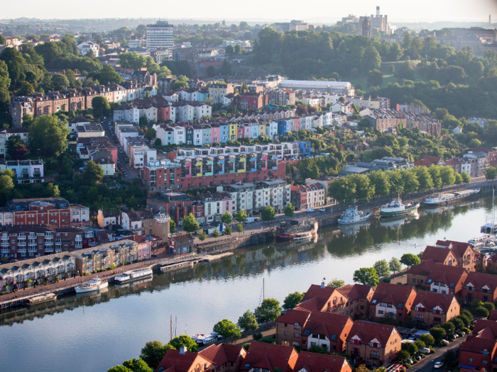 9. Gloucestershire, Wiltshire, and the Bristol and Bath area — 45.5%. The areas are chock full of universities and commercially thriving cities and towns which makes it unsurprising how it made it into the top 10.