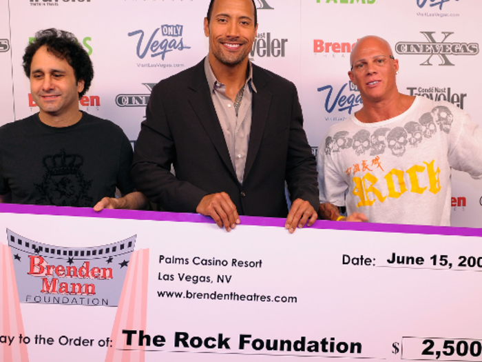 Johnson also gives back. In 2006, he founded the Dwayne Johnson Rock Foundation, a charity which works with terminally ill children.