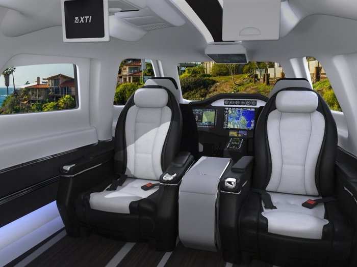 And it has a comfy interior that fits one pilot and five passengers. There