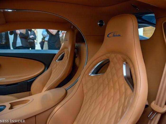 Bugatti also offers a choice between a standard and a sport seat.