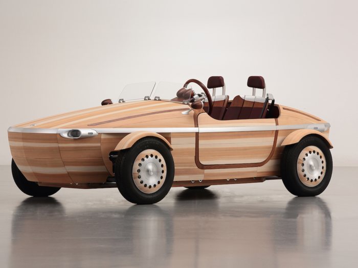 6. Toyota showed off a concept car made entirely out of wood in April. The car is made up of 86 handmade panels using a technique called okuriari, meaning they were put together using joints instead of nails.