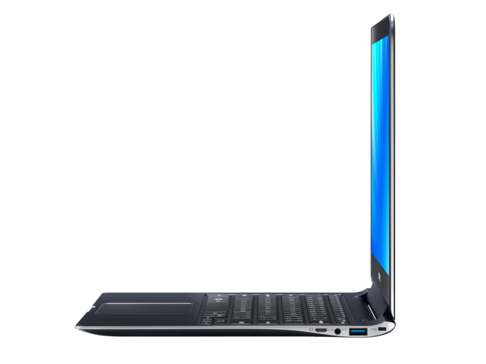 The Samsung Ativ Book 9 Pro has beautiful lines.