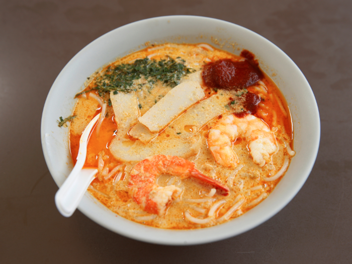 Laksa is another signature Singaporean dish. It