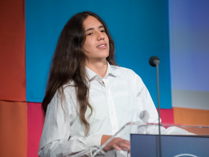 Xiuhtezcatl Martinez, 16, is a hip-hop artist and activist who