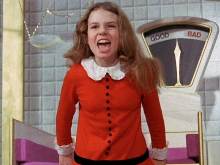 The bratty, spoiled Veruca Salt was played by Julie Dawn Cole.