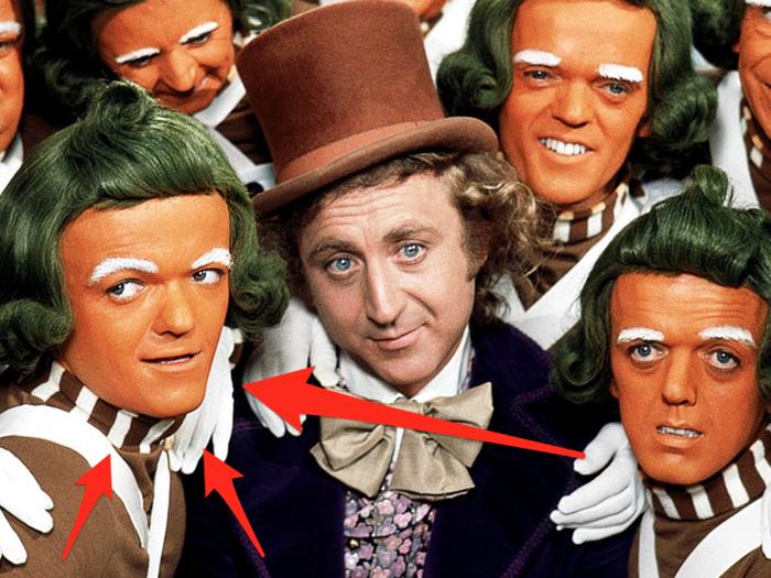 Rusty Goffe played the apparent leader of the Oompa Loompas.